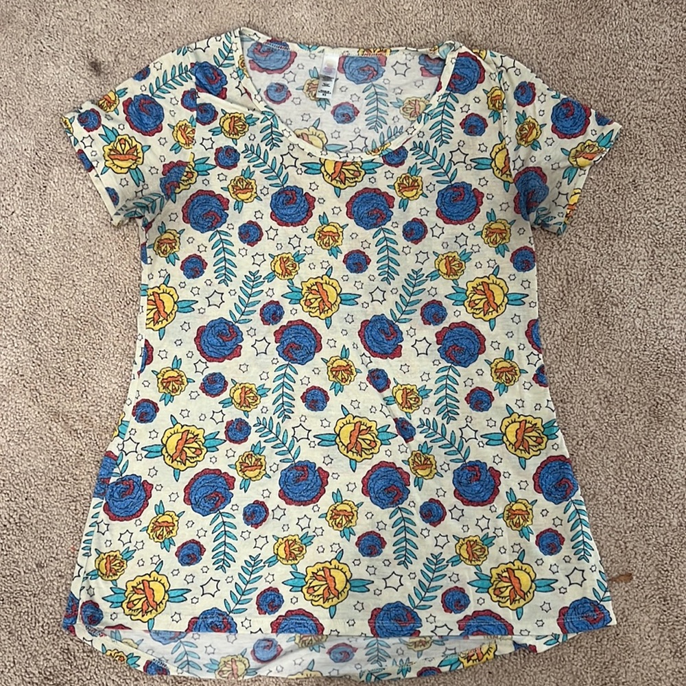 LuLaRoe XS Classic Americana tattoo pattern